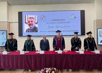 Universitatea „Valahia” din Târgoviște scrie istorie: Profesorul João Coroado, lider al alianței universitare KreativEU, distins cu titlul de Doctor Honoris Causa!