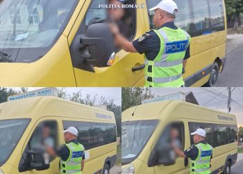 Polițiștii rutieri din Dâmbovița au verificat microbuzele școlare la început de an școlar