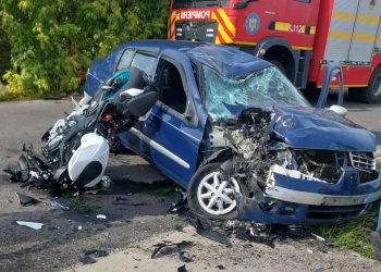 Accident mortal între Cosoba și Brezoaele: motociclist de 33 de ani și-a pierdut viața, șofer de 19 ani rănit și transportat la spital