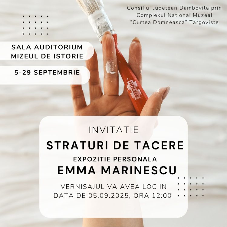 Expoziția „Straturi de tăcere”, la Muzeul de Istorie din Târgoviște