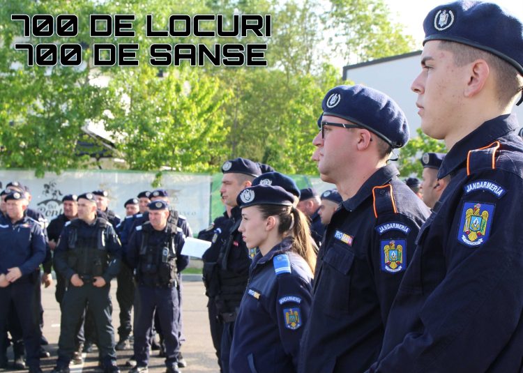 Carieră în uniformă – 700 de șanse pentru a admite la școlile de subofițeri jandarmi!