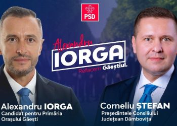 Corneliu Ștefan, președintele PSD Dâmbovița și al Consiliului Județean, îl susține pe Alexandru Iorga pentru Primăria Găești: „Împreună aducem dezvoltarea acasă!”
