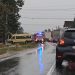 Accident în lanț pe DN 71, la Ulmi – microbuz școlar implicat, doi vârstnici la spital