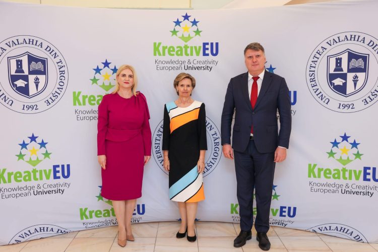 Alteța Sa Regală Principesa Sofia a României, în vizită la Universitatea „Valahia” din Târgoviște