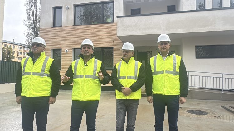 Centru pentru persoane cu dizabilități, construit pe aleea Virgil Drăghiceanu, aproape de finalizare.