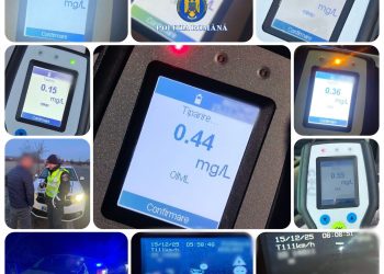 DN-urile Dâmboviței, sub asediul poliției: 212 amenzi în 5 ore, 56 de șoferi lăsați fără permis