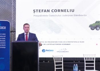 Corneliu Ștefan, președintele CJD Dâmbovița: „VLAH este dovada că în Dâmbovița se construiește viitorul industriei de apărare”