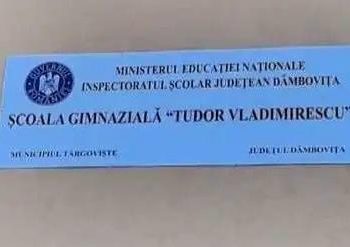 Extinderea Școlii Gimnaziale „Tudor Vladimirescu” din Târgoviște, în linie dreaptă