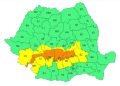 Avertizare meteorologică: Cod Portocaliu și Cod Galben de precipitații abundente și viscol în județul Dâmbovița