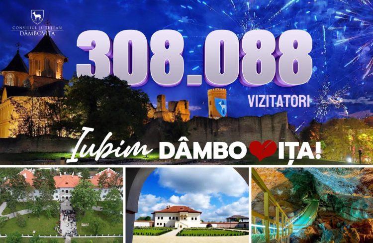 Peste 300.000 de vizitatori au ales Dâmbovița în 2025!