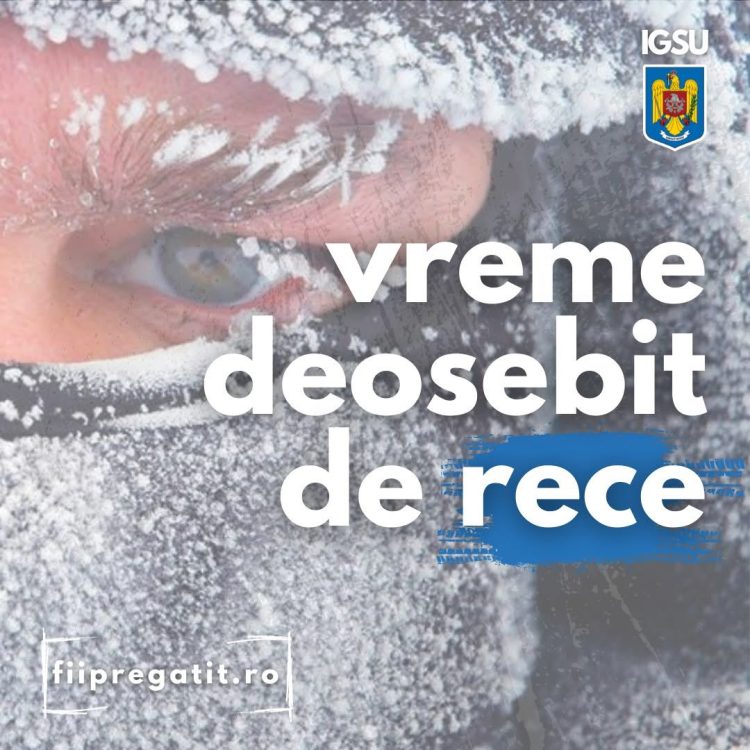 Avertizare de ger: temperaturi de până la -20°C în mai multe regiuni