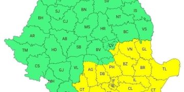 COD GALBEN DE VREME SEVERĂ ÎN JUDEȚUL DÂMBOVIȚA: VÂNT PUTERNIC, NINSORI, VISCOL ȘI VIZIBILITATE REDUSĂ