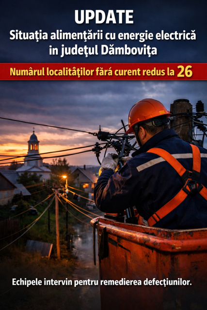 Situația alimentării cu energie electrică în județul Dâmbovița