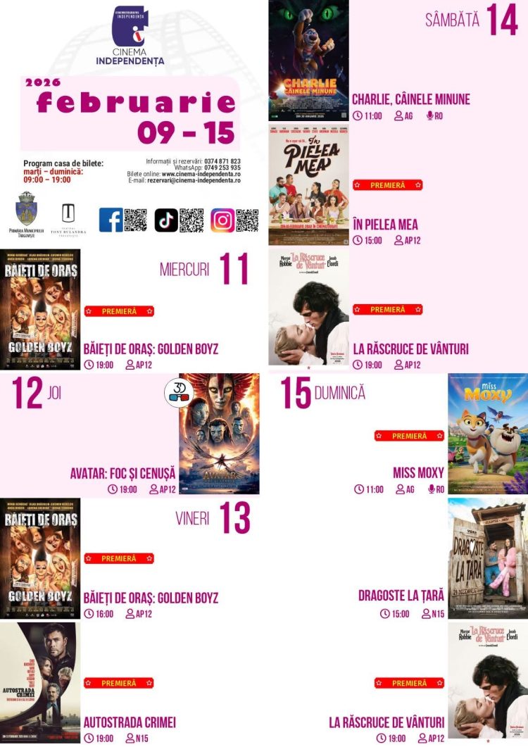 Săptămâna în care emoțiile cuceresc MegaEcranul la Cinema Independența