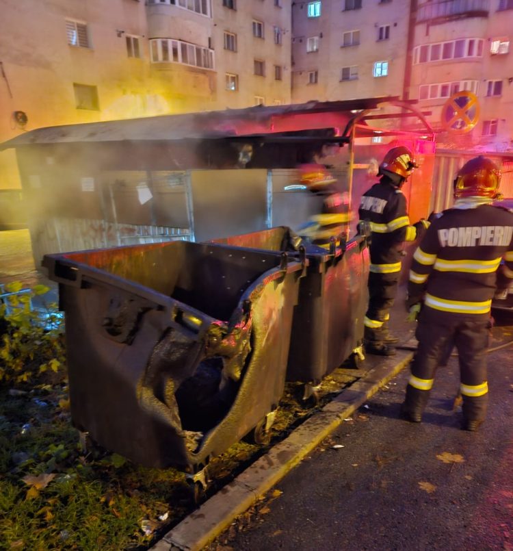 PIROMANUL PUBELELOR DIN TÂRGOVIȘTE, ÎNCHIS! Bărbat arestat preventiv după o serie de incendieri care au pus orașul în pericol