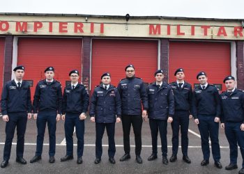 Viitorii salvatori ai României ajung în Dâmbovița: 9 studenți ai Academiei de Poliție, în practică la ISU „Basarab I”