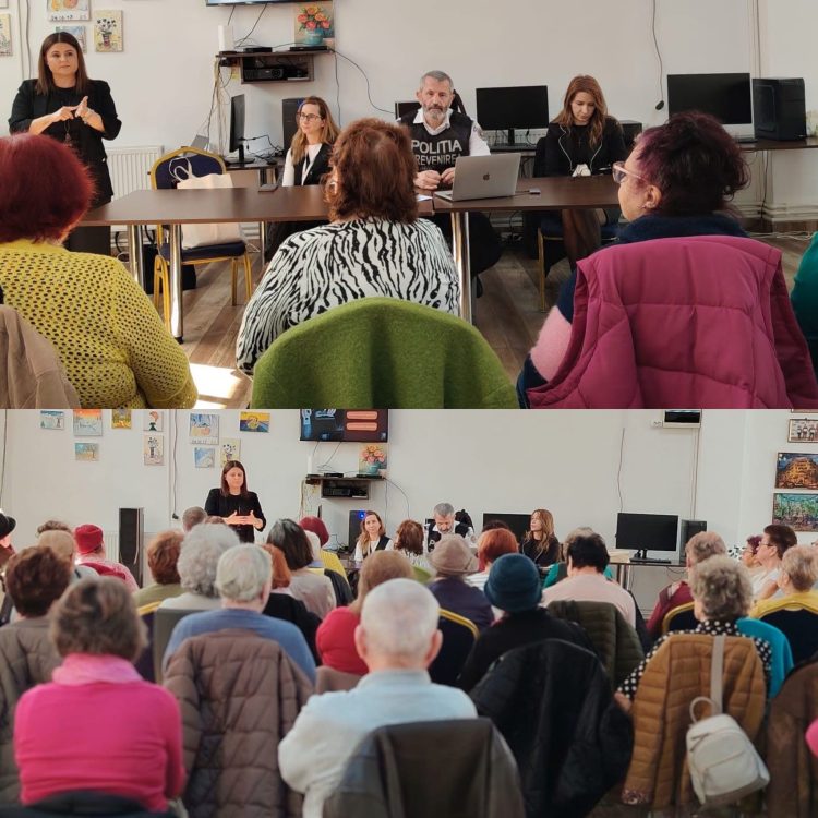 Educație digitală pentru seniori: Polițiștii au explicat cum pot fi evitate fraudele online