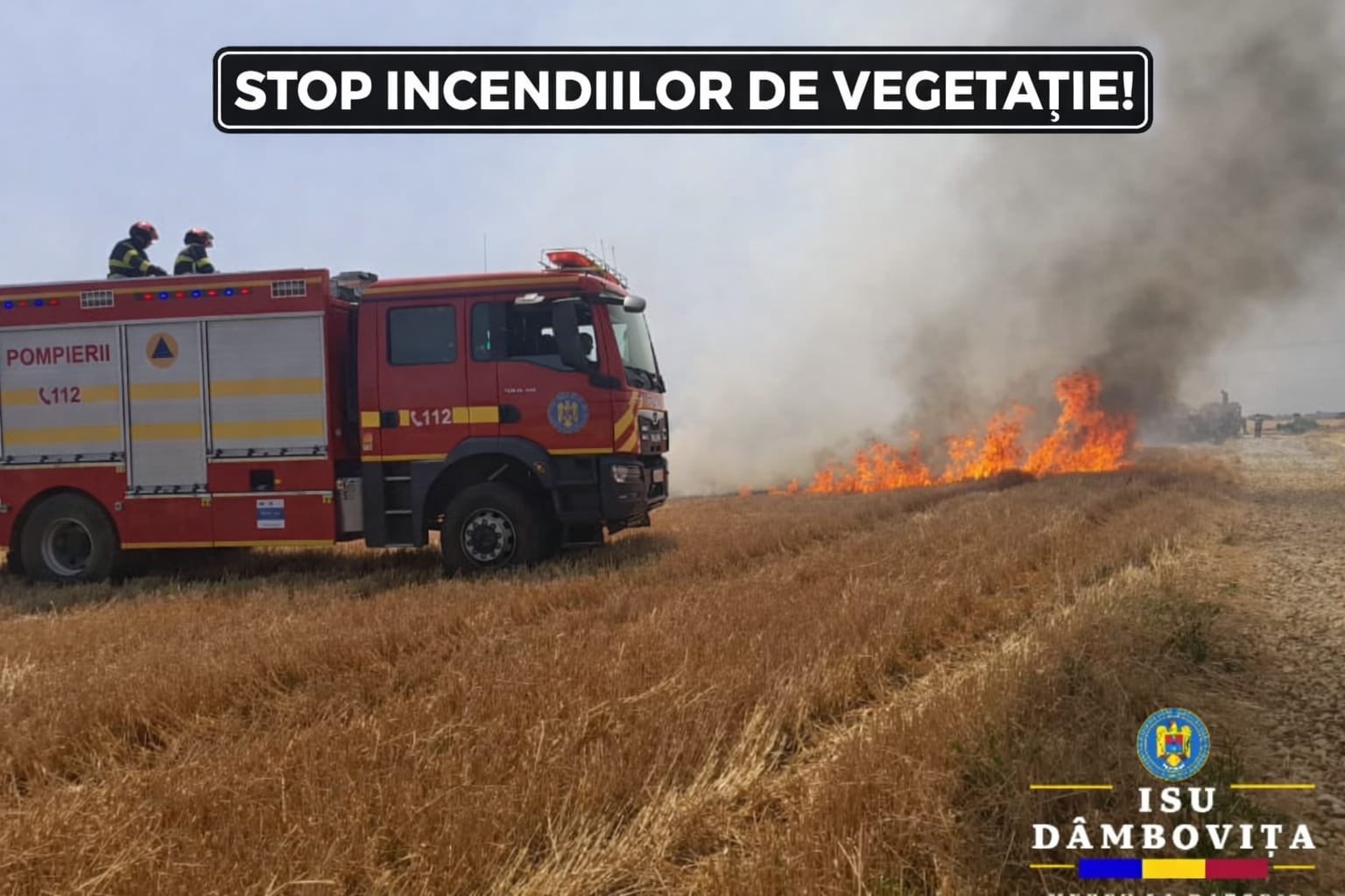 STOP INCENDIILOR DE VEGETAȚIE