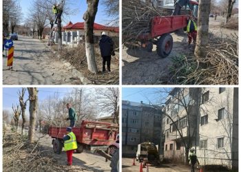 Administrația din Găești, prezentă pe teren: curățenie, reparații și îngrijirea spațiilor verzi