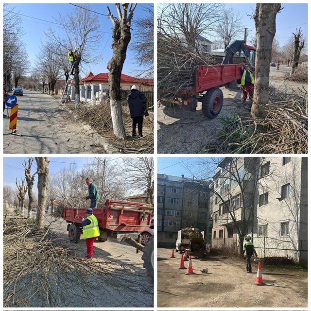 Administrația din Găești, prezentă pe teren: curățenie, reparații și îngrijirea spațiilor verzi