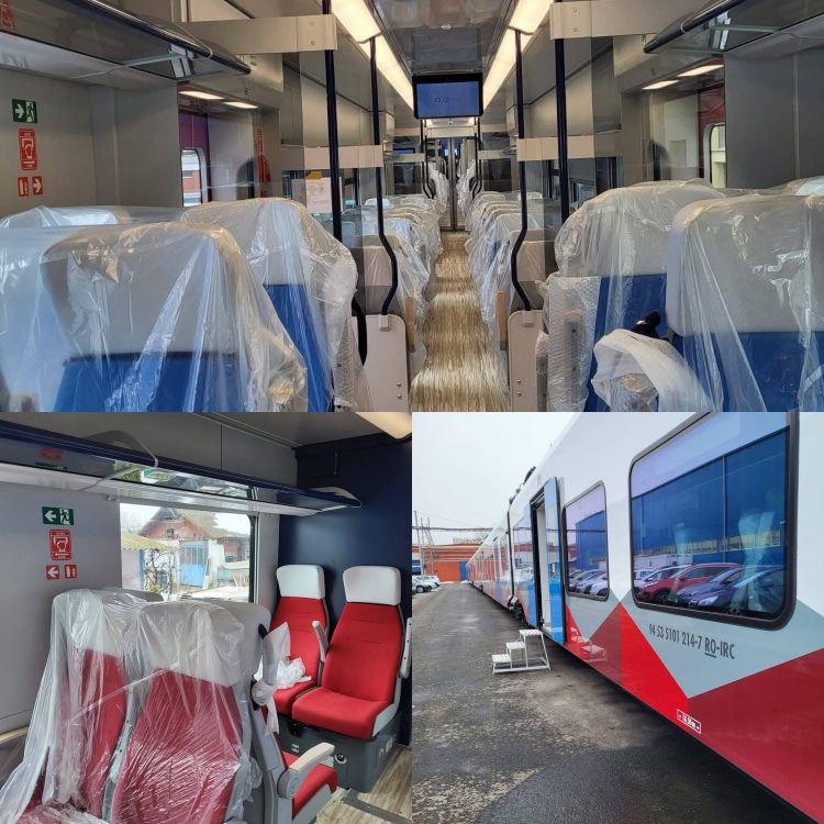 Tren electric interregional modern introdus în circulație. Premieră pentru transportul feroviar de călători din România