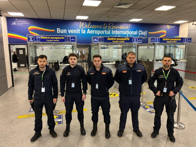 Viitorii polițiști de frontieră și-au încheiat cu succes misiunea la Aeroportul Internațional Avram Iancu Cluj-Napoca
