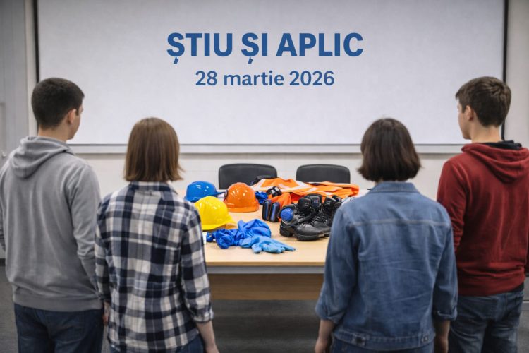 Concursul „Știu și aplic – Securitatea și sănătatea în muncă se dobândesc de pe băncile școlii”, organizat în județul Dâmbovița
