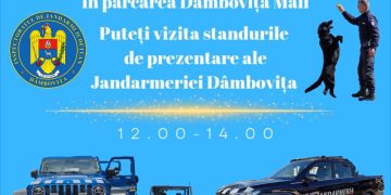 Pe 3 aprilie 2026, descoperă lumea Jandarmeriei la Dâmbovița Mall