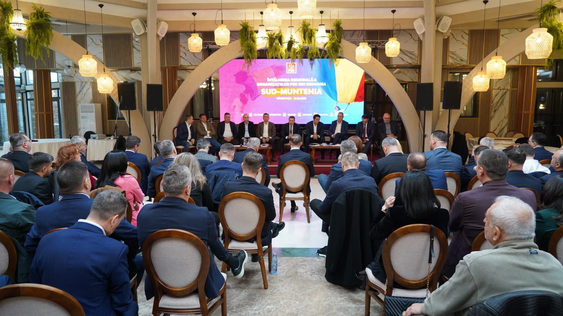 Mobilizare totală la Târgoviște: liderii PSD Sud-Muntenia, reuniți pentru decizii importante privind viitorul guvernării