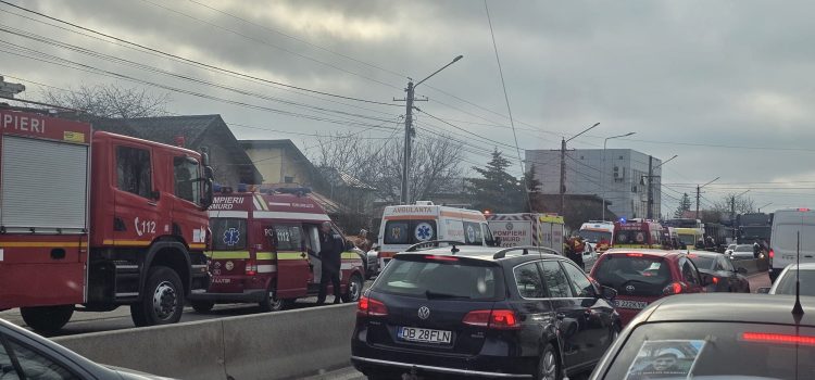 A fost activat Planul Roșu de Intervenție la Tărtășești, în urma unui accident rutier grav