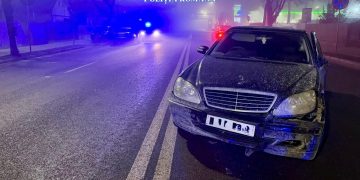 Bărbat fără permis implicat într-un accident rutier cu pagube materiale