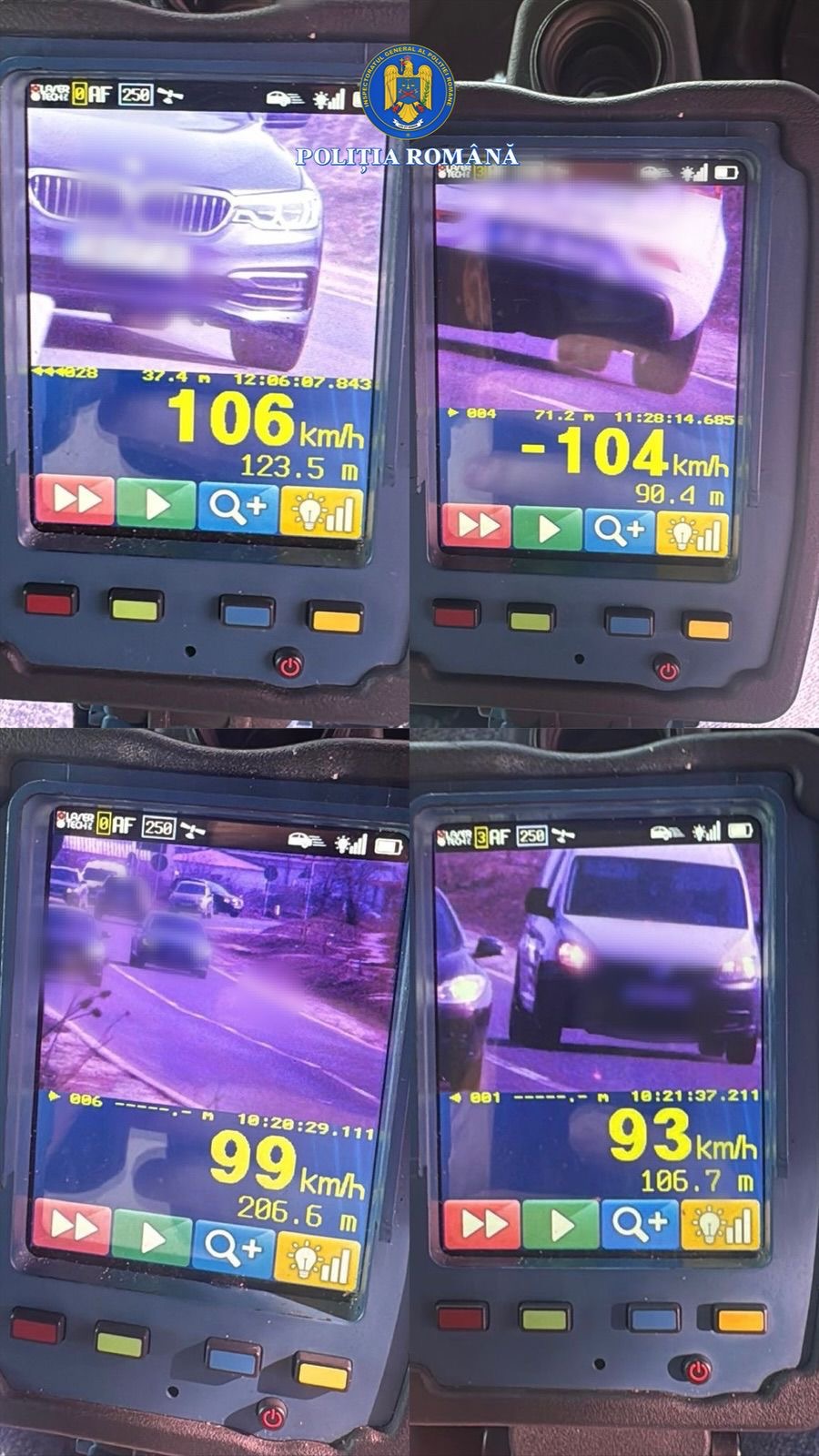 Radarul a făcut prăpăd în Târgoviște: 81 de amenzi și 12 șoferi lăsați fără permis