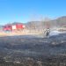 Un foc scăpat de sub control poate distruge tot: incendiu de vegetație la Voinești