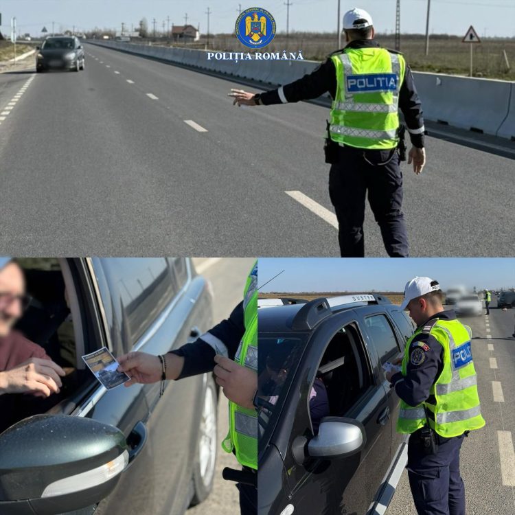 Razie de amploare pe DN7: 250 de șoferi sancționați și 72 de permise reținute în doar 4 ore!