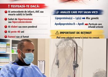 Dr. Țoni Ovidiu, cardiolog intervenționist: „Colesterolul normal nu înseamnă întotdeauna risc scăzut”