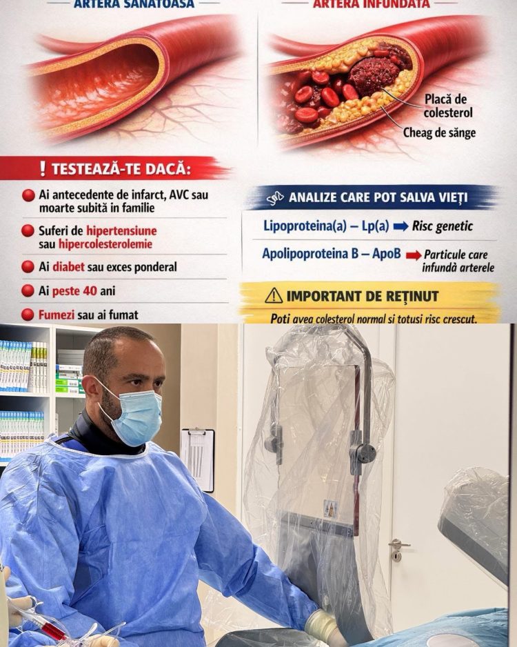 Dr. Țoni Ovidiu, cardiolog intervenționist: „Colesterolul normal nu înseamnă întotdeauna risc scăzut”