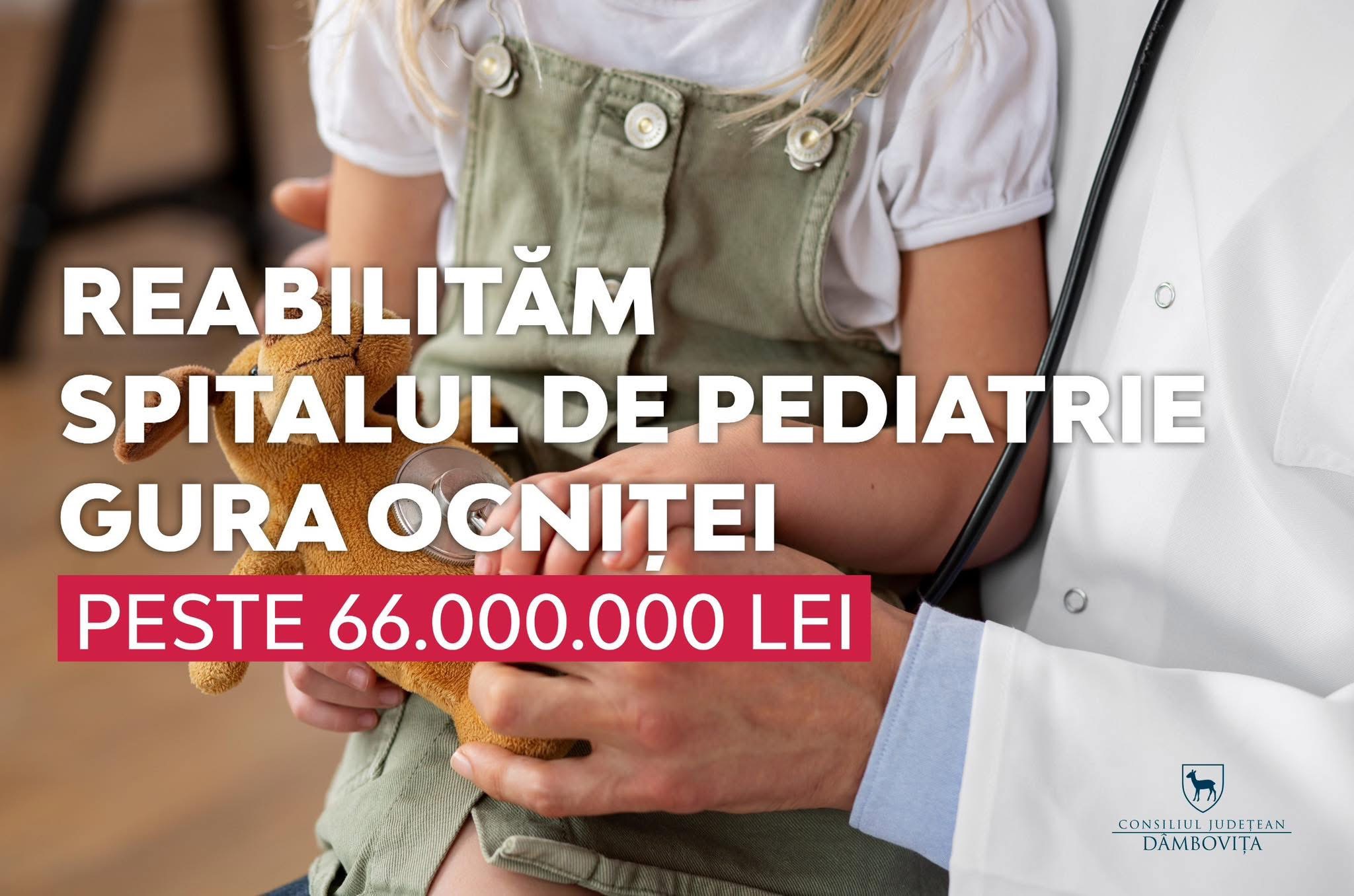 Încep lucrările de modernizare la Spitalul de Pediatrie Gura Ocniței: investiție majoră pentru siguranța copiilor