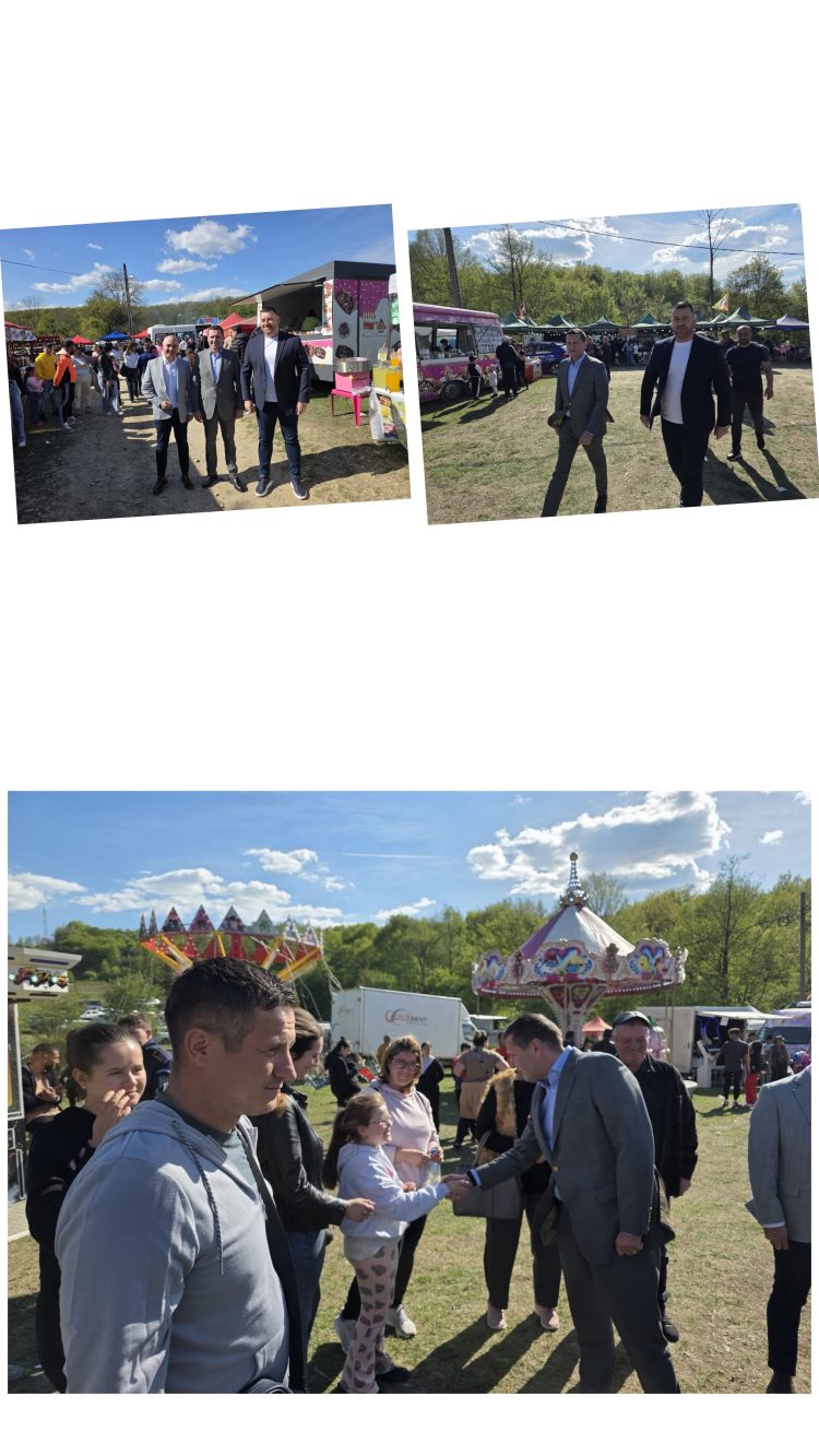 Corneliu Ștefan, Președintele Consiliului Județean Dâmbovița, alături de morenari la Târgul de Sfântul Gheorghe