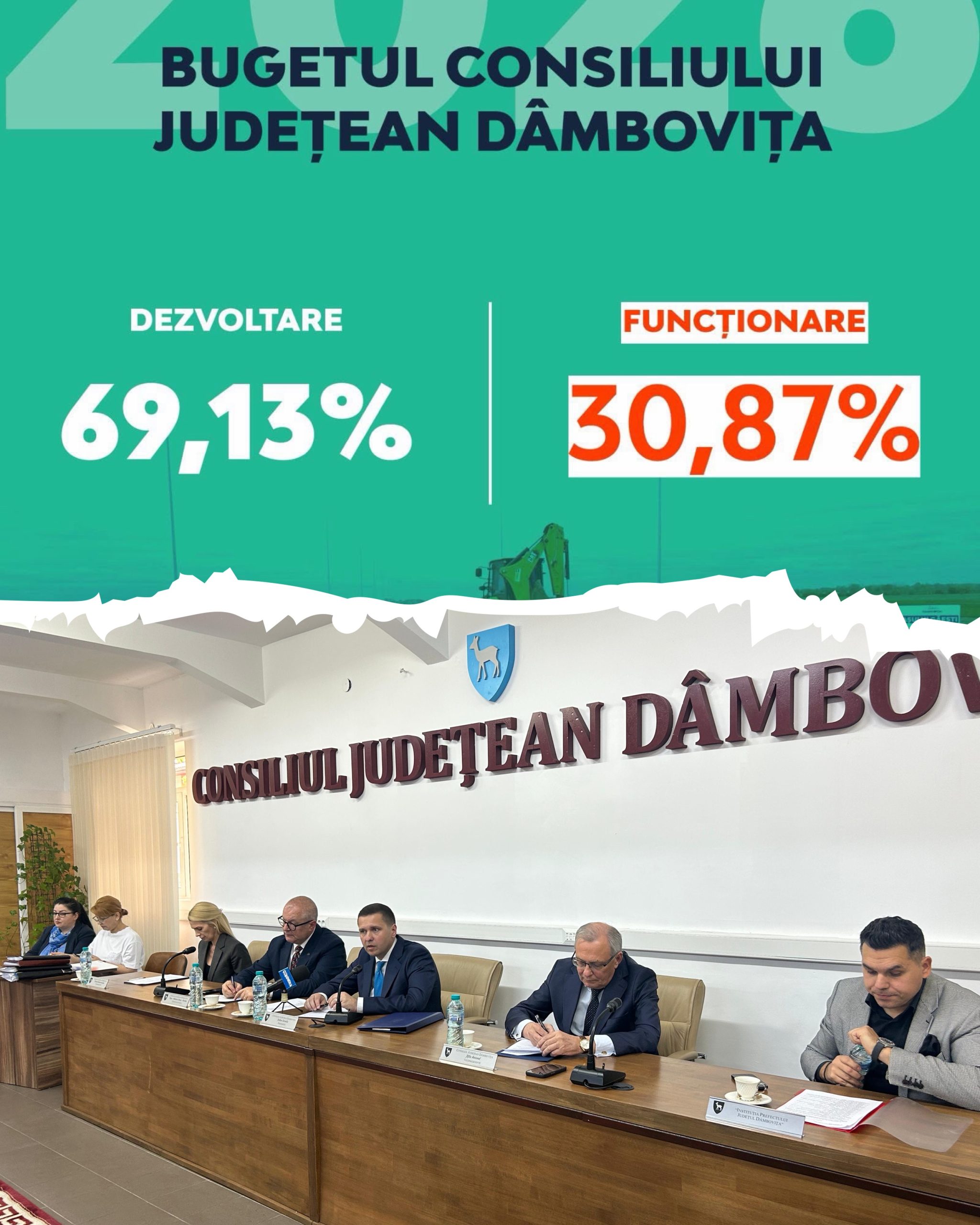 Dâmbovița 2026: Bugetul Dezvoltării. Corneliu Ștefan: „Investițiile rămân prioritatea absolută, peste 69% din fonduri merg către proiecte de modernizare”