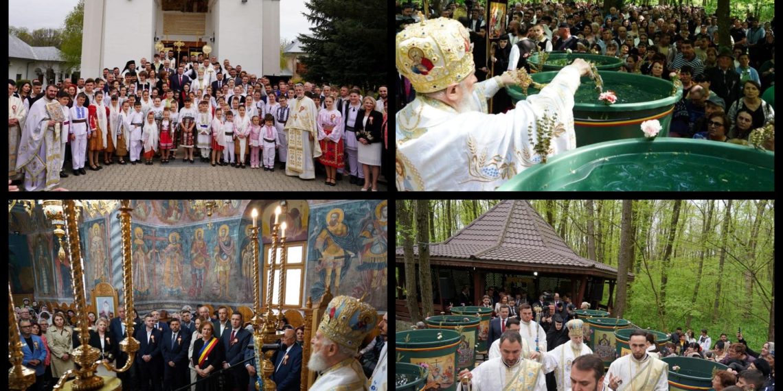SĂRBĂTOAREA IZVORUL TĂMĂDUIRII LA MĂNĂSTIREA NUCET DIN ARHIEPISCOPIA TÂRGOVIȘTEI