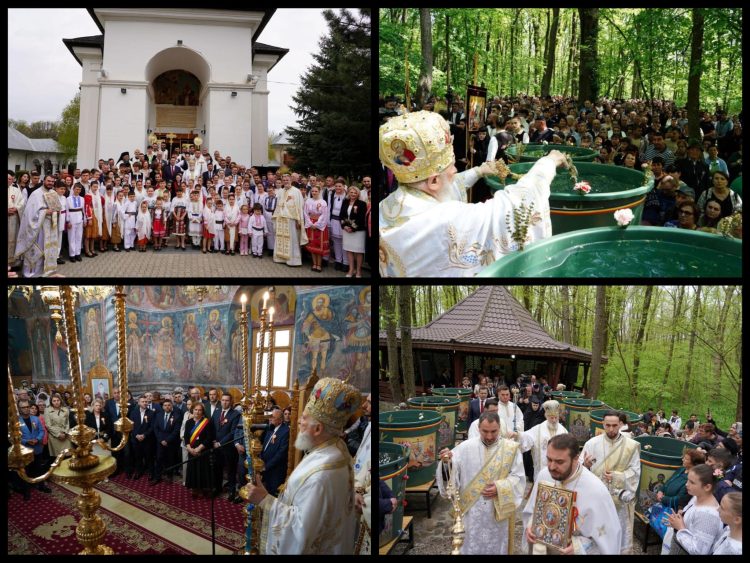 SĂRBĂTOAREA IZVORUL TĂMĂDUIRII LA MĂNĂSTIREA NUCET DIN ARHIEPISCOPIA TÂRGOVIȘTEI
