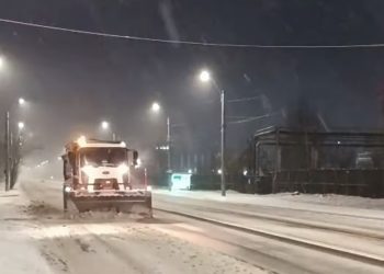 Intervenții de deszăpezire în municipiul Târgoviște