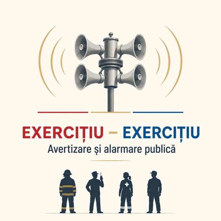 ATENȚIE TÂRGOVIȘTE: Se vor auzi sirenele! Este doar un exercițiu între orele 11:00 și 14:00
