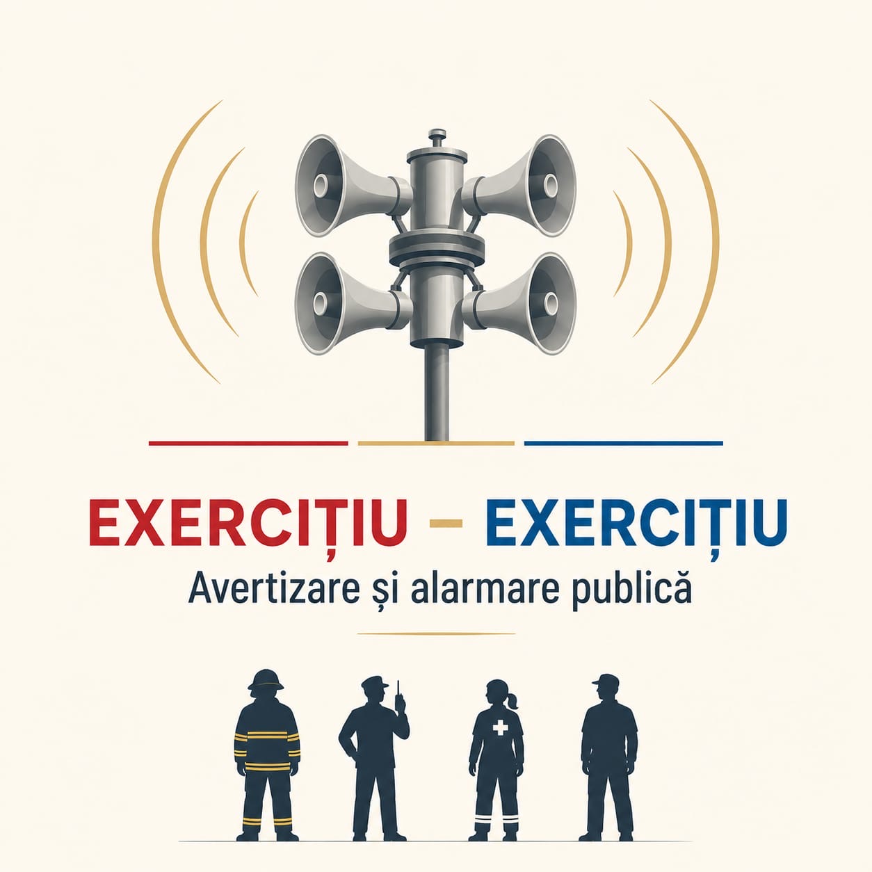 ATENȚIE TÂRGOVIȘTE: Se vor auzi sirenele! Este doar un exercițiu între orele 11:00 și 14:00