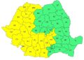 Cod Galben în județul Dâmbovița: Instabilitate atmosferică și cantități însemnate de apă până marți