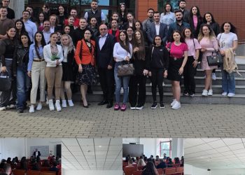 Dialog de excepție la Universitatea „Valahia”: Conf. univ. dr. Denisa Barbu l-a adus pe Mihai Bărbulescu (Cartel ALFA) în fața studenților de la Drept