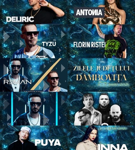 Patru zile de poveste: Concerte mari, spectacole medievale și competiții spectaculoase la Zilele Județului Dâmbovița! Programul complet al super-evenimentelor