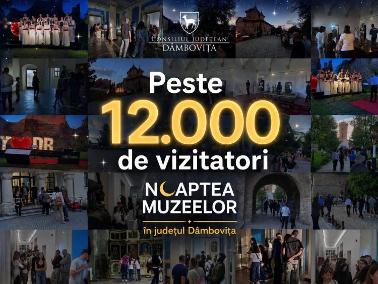 Record de vizitatori în Dâmbovița de Noaptea Muzeelor: Peste 12.000 de oameni au redescoperit magia istoriei locale