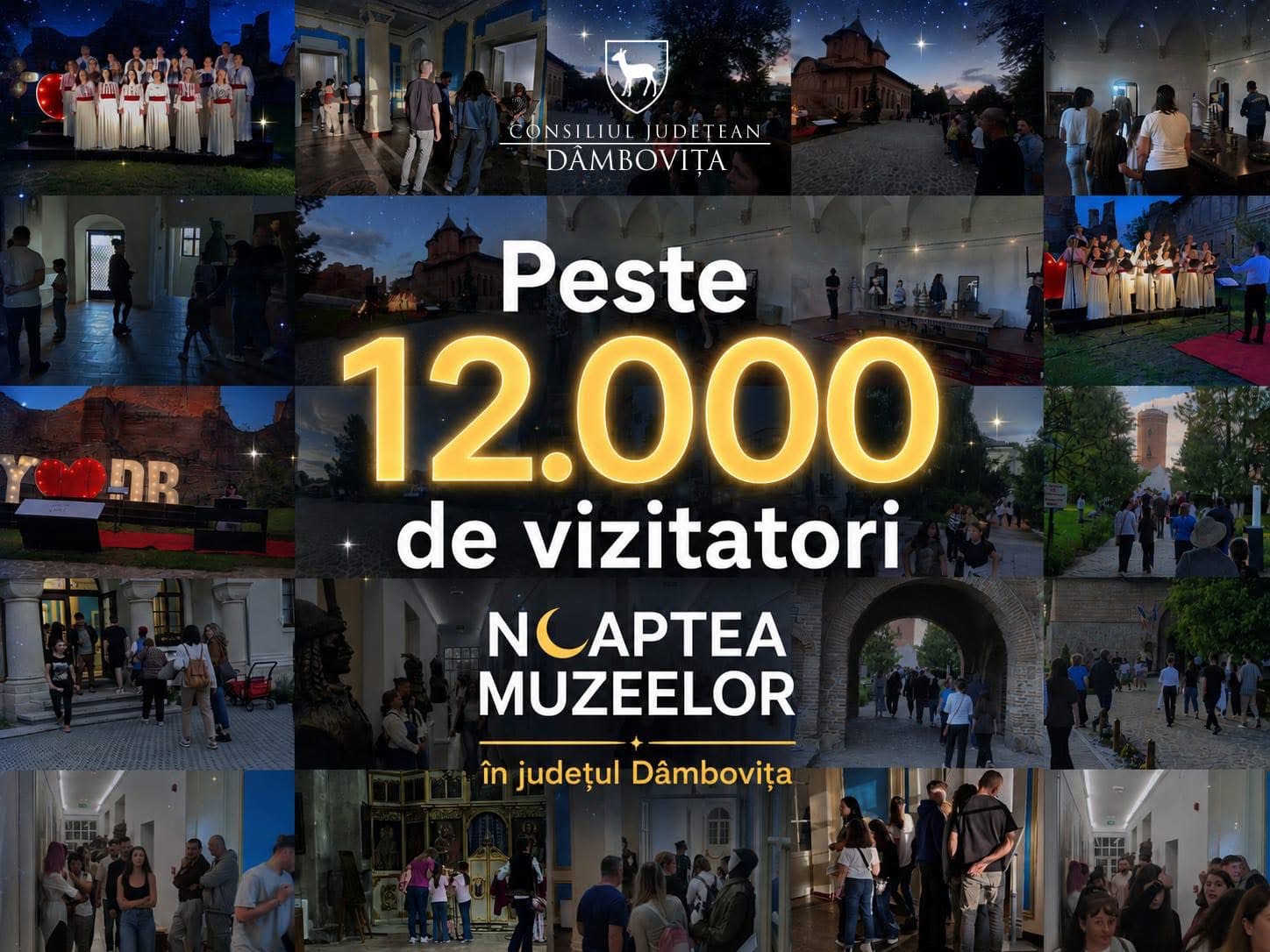 Record de vizitatori în Dâmbovița de Noaptea Muzeelor: Peste 12.000 de oameni au redescoperit magia istoriei locale