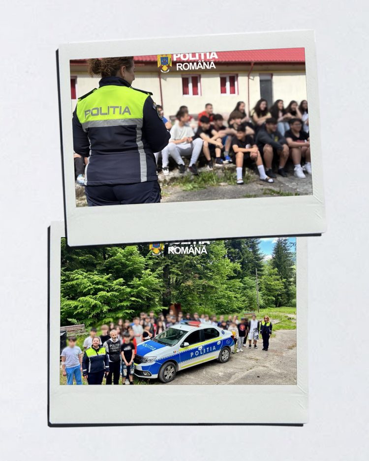 Siguranța nu ia pauză în weekend! Dialog interactiv între polițiști și elevi, la Moroeni